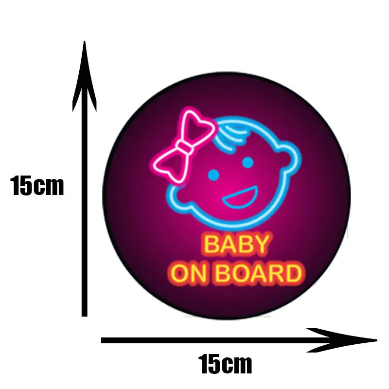 Baby stickers LYIKRX high quality for cars