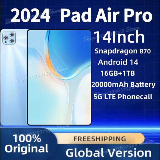 5G android tablet 512GB-1TB high quality 4k