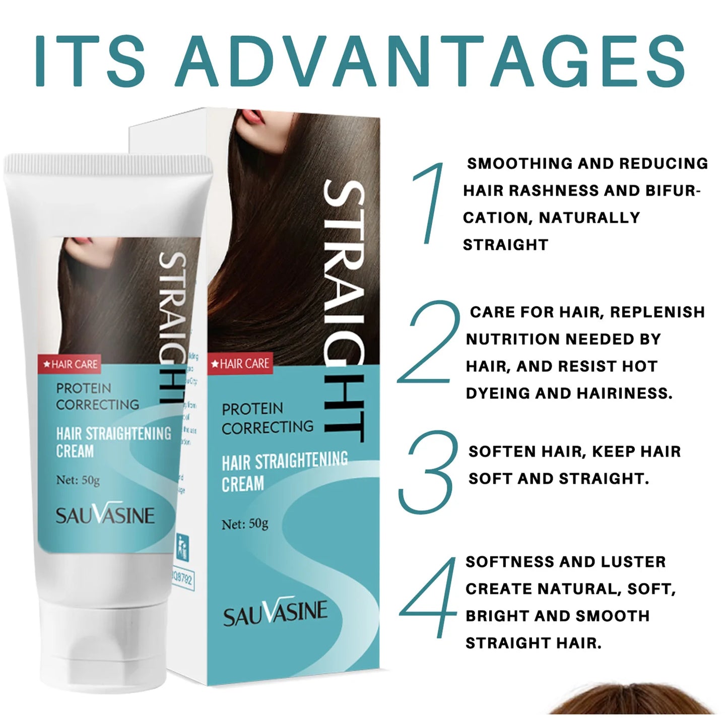 Hair straighter cream high quality