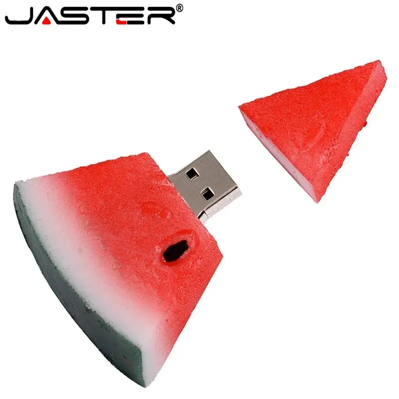 Watermelon USB Flash Drive 64GB Cute Fruit Memory Stick 32GB Creative Gifts For Kids Pen Drive 16GB